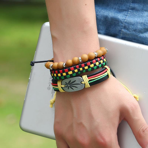 Jamaica Bracelet Adjustable Size with Elastic Beads