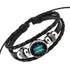 Zodiac Braided Leather Bracelets & Bangles