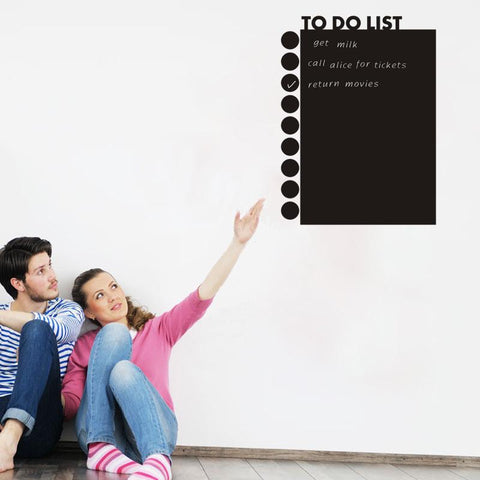 To Do List Waterproof removable  wall sticker