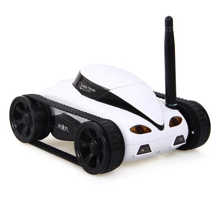 SpyTank - WIFI Remote Controlled Spy Tank w/ 0.3MP Camera