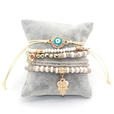 Women's Bracelets Eye Charm Hamsa